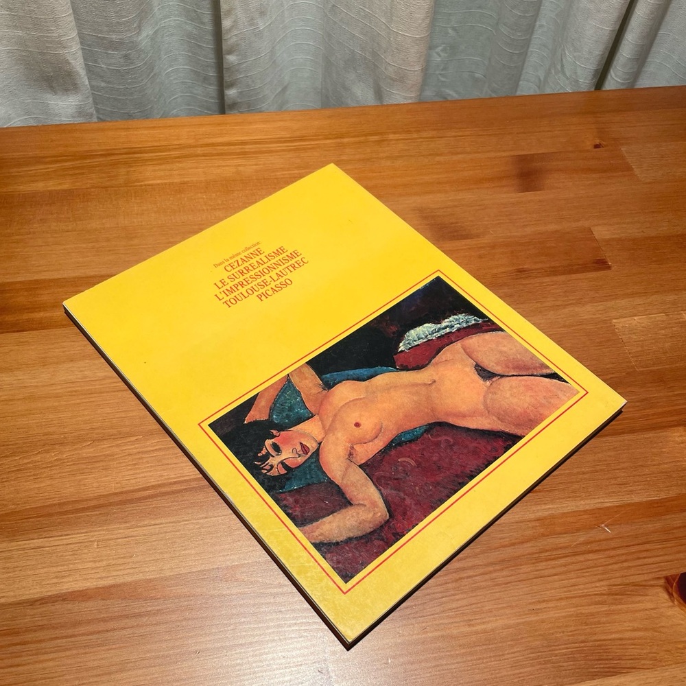 Vtg Modigliani Paperback Coffee Table Art Book Prints French Edition Yellow - Picture 11 of 14